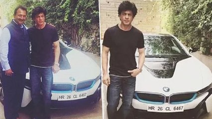 Shahrukh Khan DRIVES His New BMW Car