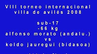 avilés 2008 sub-17 mas -66kg morato vs jauregui
