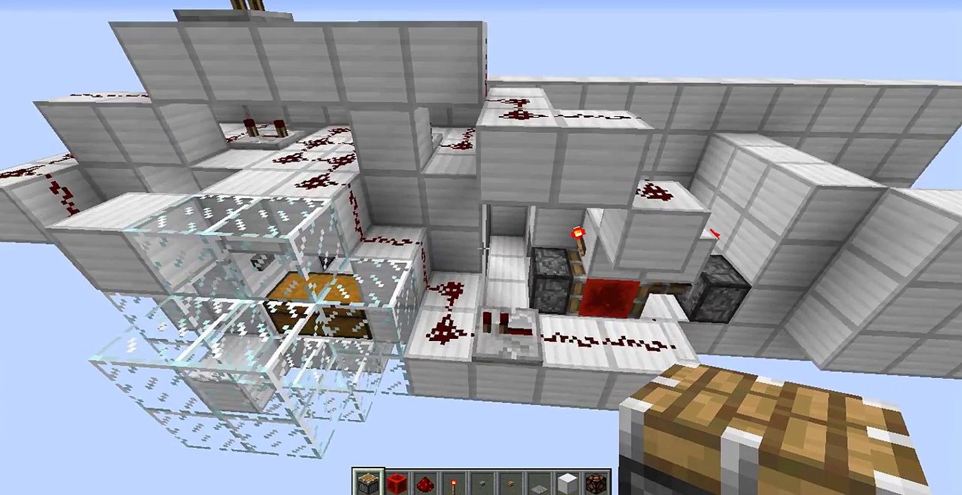 How To Turn A Button Into A Lever / T-Flip-Flop | Minecraft