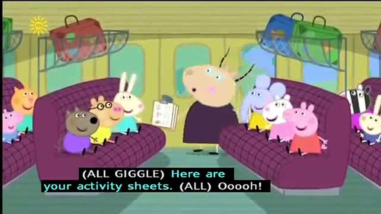 Peppa Pig (Series 3) - The Train Ride (with subtitles) 3