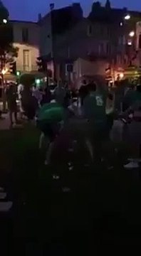 Les supporters irlandais ramassent leurs déchets (Euro 2016)