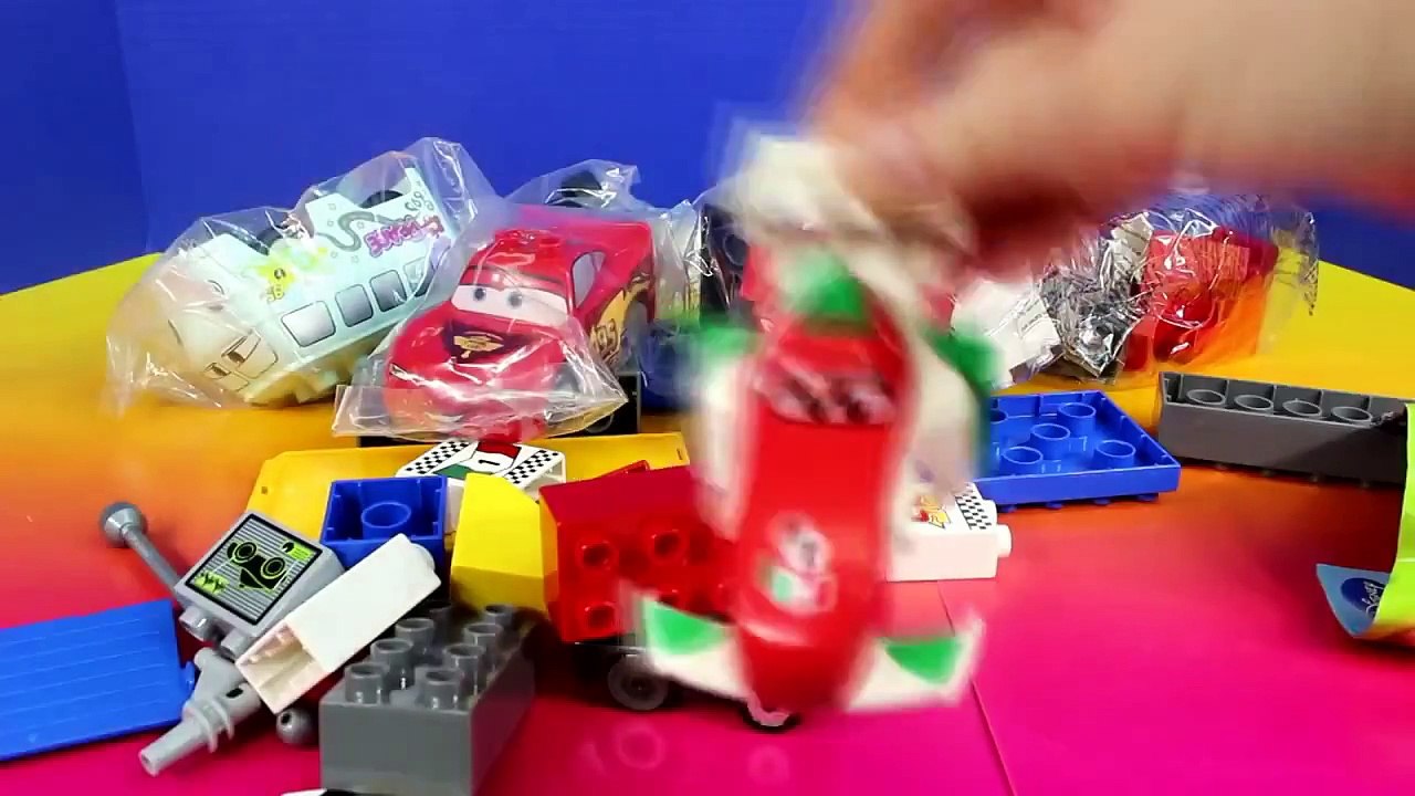 Disney Pixar Cars World Grand Prix Lego Duplo Lightning McQueen Francesco Bernoulli