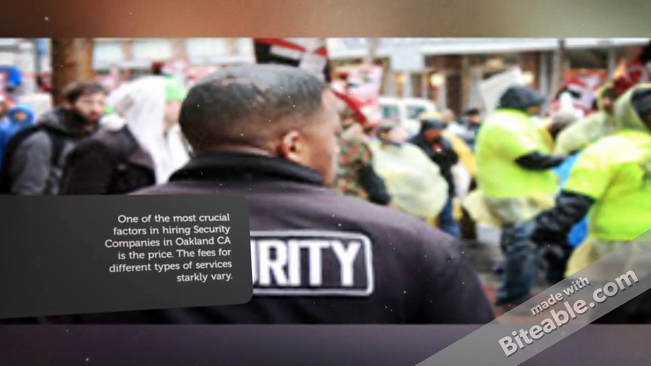 Reliable Security Companies in the Bay Area