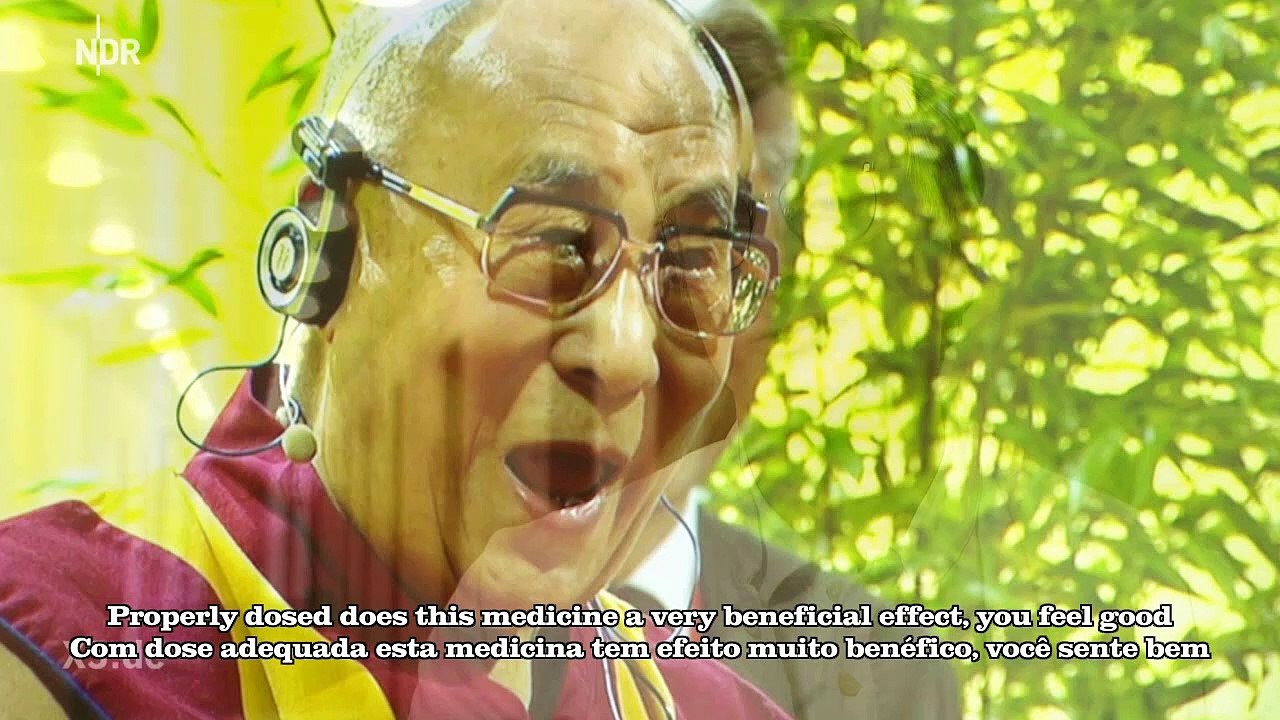 Religion in a worldwide pain medication with side effects with English/Português subtitles