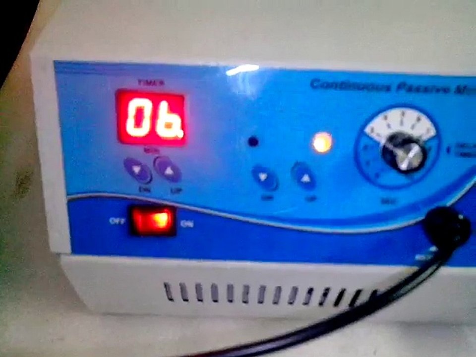 Cpm machine deluxe model Video Used In Physiotherapy By Solution Forever