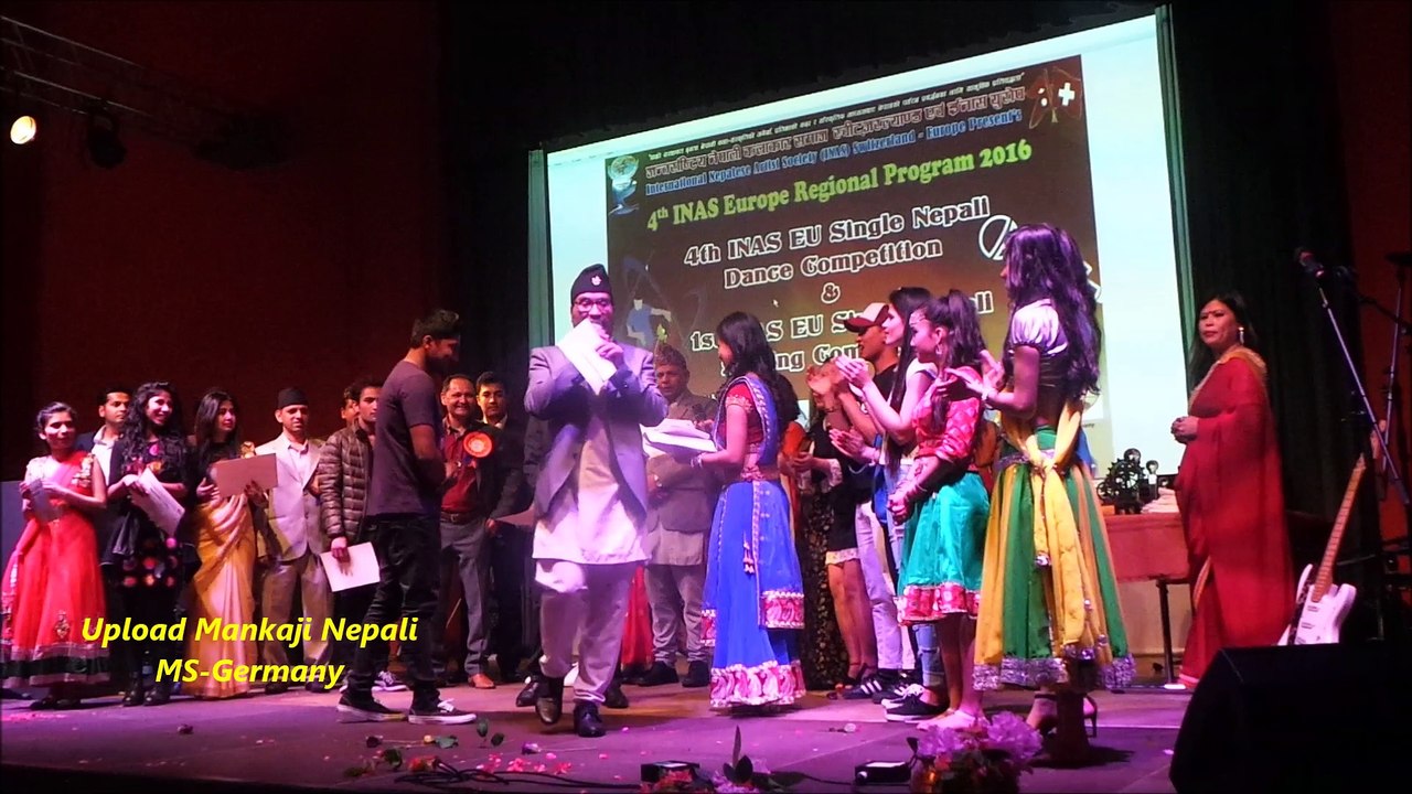 Switzerland  INAS Dance and Singing Campetition, nepali Program 2016