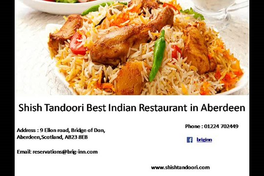 Shish Tandoori Best Indian Restaurant in Aberdeen