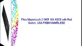 Filco Majestouch-2 NKR 104 ASCII with Red Switch USA FKBN104MRL/EB2