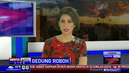 Dua Orang Tertimpa Gedung Roboh, Satu Di Antaranya Tewas