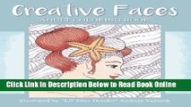 Read Creative Faces: Adult Coloring Book (Lil  Miss Doodle)  PDF Online