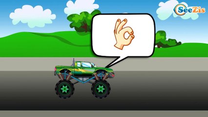Мультики про машинки. Монстр Трак, Экскаватор, Кран. Гонки в Пустыне. Машины для детей