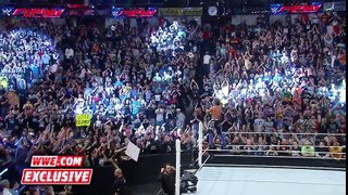 AJ Styles gets emotional when the cameras stop rolling  Raw Fallout, April 4, 2016