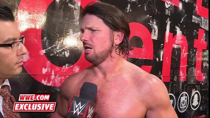 AJ Styles thrives on proving he is the best in the world  Raw Fallout, April 11, 2016
