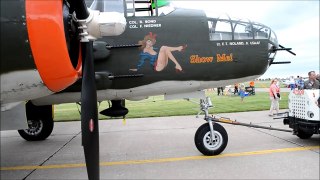 B-25 Mitchell Bomber up close and personal
