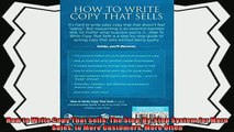 there is  How to Write Copy That Sells The StepByStep System for More Sales to More Customers