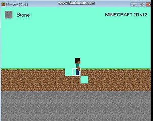 Minecraft 2D Digging to the Lava