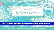 Read Adult Coloring Journal: Depression (Sea Life Illustrations, Turquoise Marble)  Ebook Free