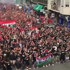 Les supporters Hongrois font le show à Marseille
