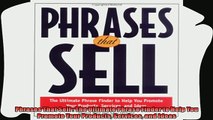 different   Phrases That Sell  The Ultimate Phrase Finder to Help You Promote Your Products Services