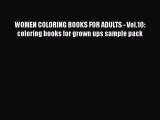 Read WOMEN COLORING BOOKS FOR ADULTS - Vol.10: coloring books for grown ups sample pack Ebook