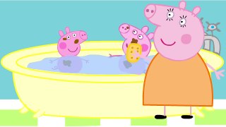 Peppa Pig George llanto hora del baño en español latino Canciones Infantiles En Espanol