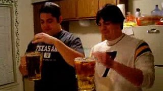 Drinking a Pitcher of Beer in 22 Seconds