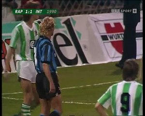 1990-91 (32' And UEFA - 19-09-90) Rapid Vienna-INTER 2-1 [Matthaus,Pfeifenberger,Keglevits] Gol 2-1