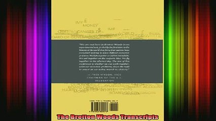 READ book  The Bretton Woods Transcripts Full EBook