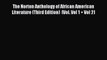 Read The Norton Anthology of African American Literature (Third Edition)  (Vol. Vol 1 + Vol