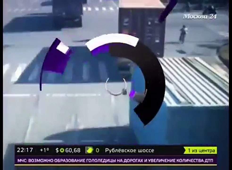 В Китае велосипедист попал под грузовик и остался невредим