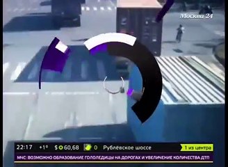 В Китае велосипедист попал под грузовик и остался невредим