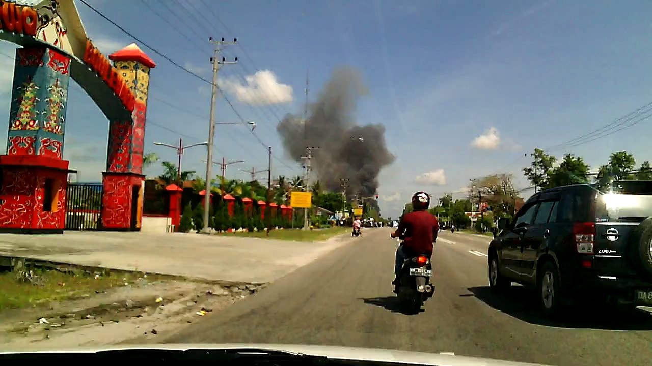 Kebakaran Di Palangkaraya Kalteng (Jam 10 Tgl 0...