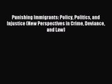 Read Punishing Immigrants: Policy Politics and Injustice (New Perspectives in Crime Deviance