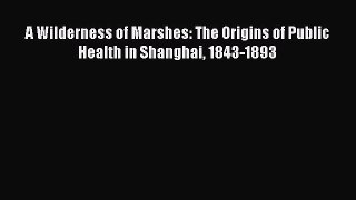 Read A Wilderness of Marshes: The Origins of Public Health in Shanghai 1843-1893 Ebook Free