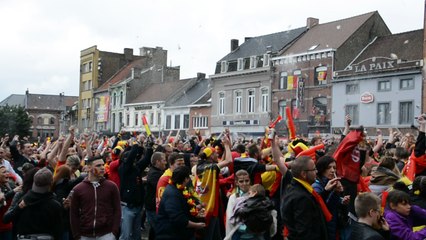 Ecran géant pour les Diables Rouges à Mouscron