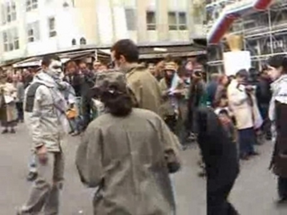 Action Paris Palestine Checkpoint Ramallah