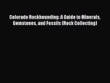 Download Colorado Rockhounding: A Guide to Minerals Gemstones and Fossils (Rock Collecting)