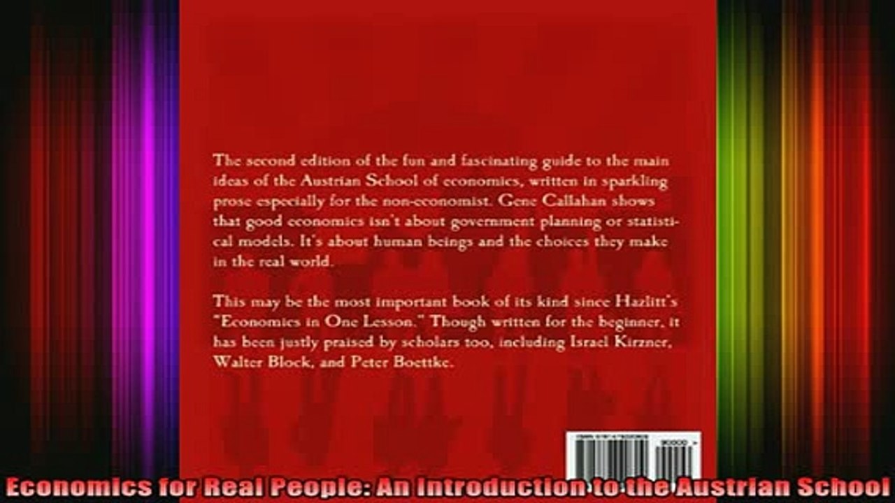 READ book  Economics for Real People An Introduction to the Austrian School Full Ebook Online Free