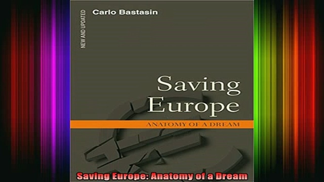 READ book  Saving Europe Anatomy of a Dream Full Free