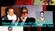 Real Names Of Your Favourite 16 Indian Film Stars