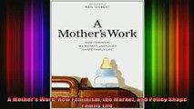 READ book  A Mothers Work How Feminism the Market and Policy Shape Family Life Full EBook