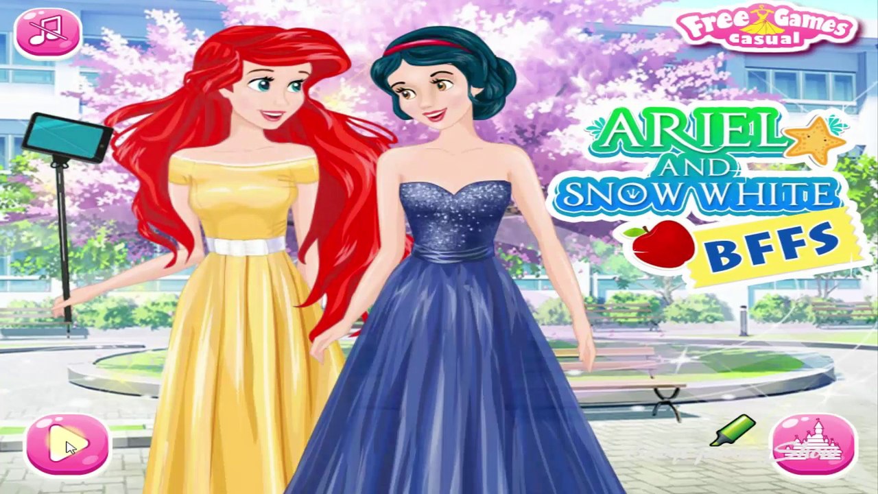 Ariel And Snow White Bffs