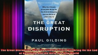 READ book  The Great Disruption Why the Climate Crisis Will Bring On the End of Shopping and the Full Free