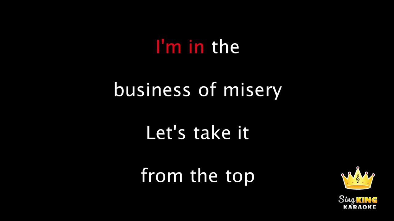Paramore - Misery business KARAOKE / INSTRUMENTAL
