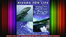 READ book  Rivers for Life Managing Water For People And Nature Full Free