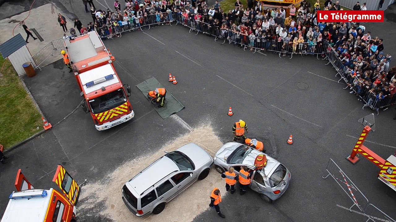 Guingamp. Affluence aux portes ouvertes de la caserne des pompiers