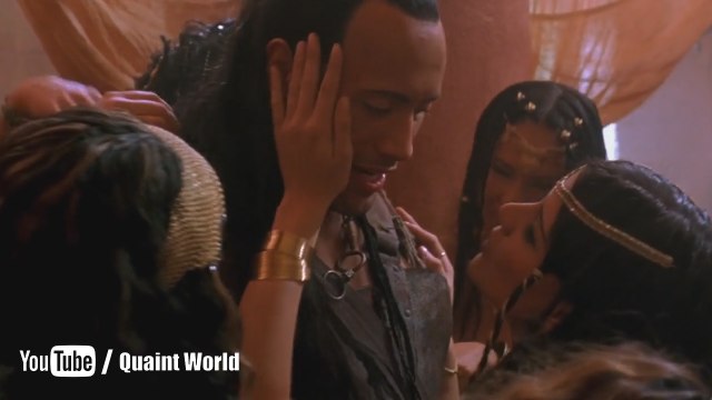 The Rock (Dwayne Johnson) enjoying With beautiful girls and Women | The Scorpion King Movie Scene