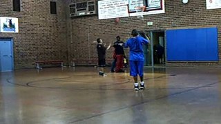 10 Year Old Crosses His Dad in Basketball