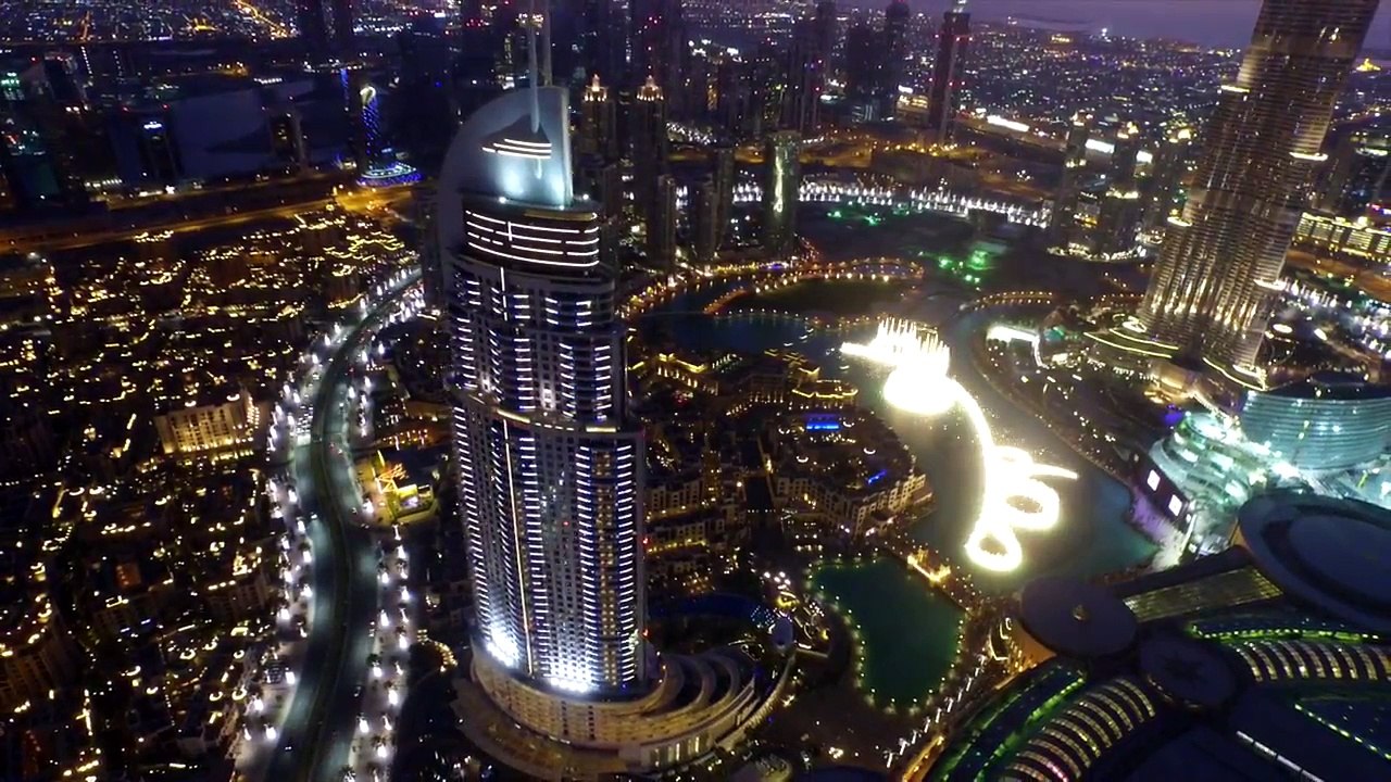 Dubai City From Drone