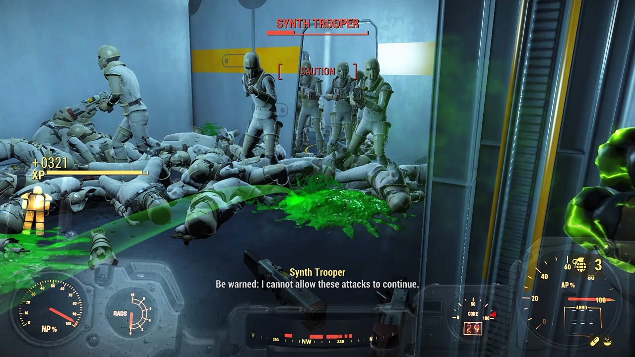 Fallout 4 institute carnage